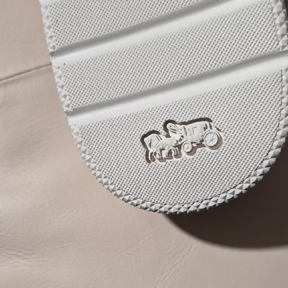 Coach Tan and Brown Slide Sandals - Picture 9 of 13